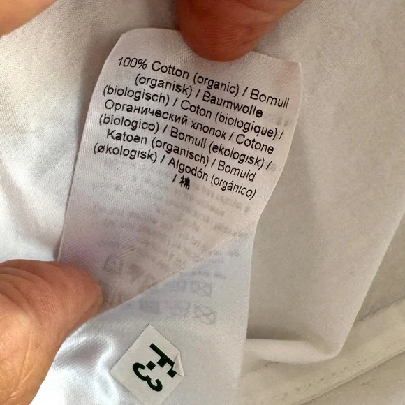 GANNI Cotton Poplin Tie String White Puff Sleeve Mini Dress EU Sz 34 / US sz 2 - Picture 11 of 13